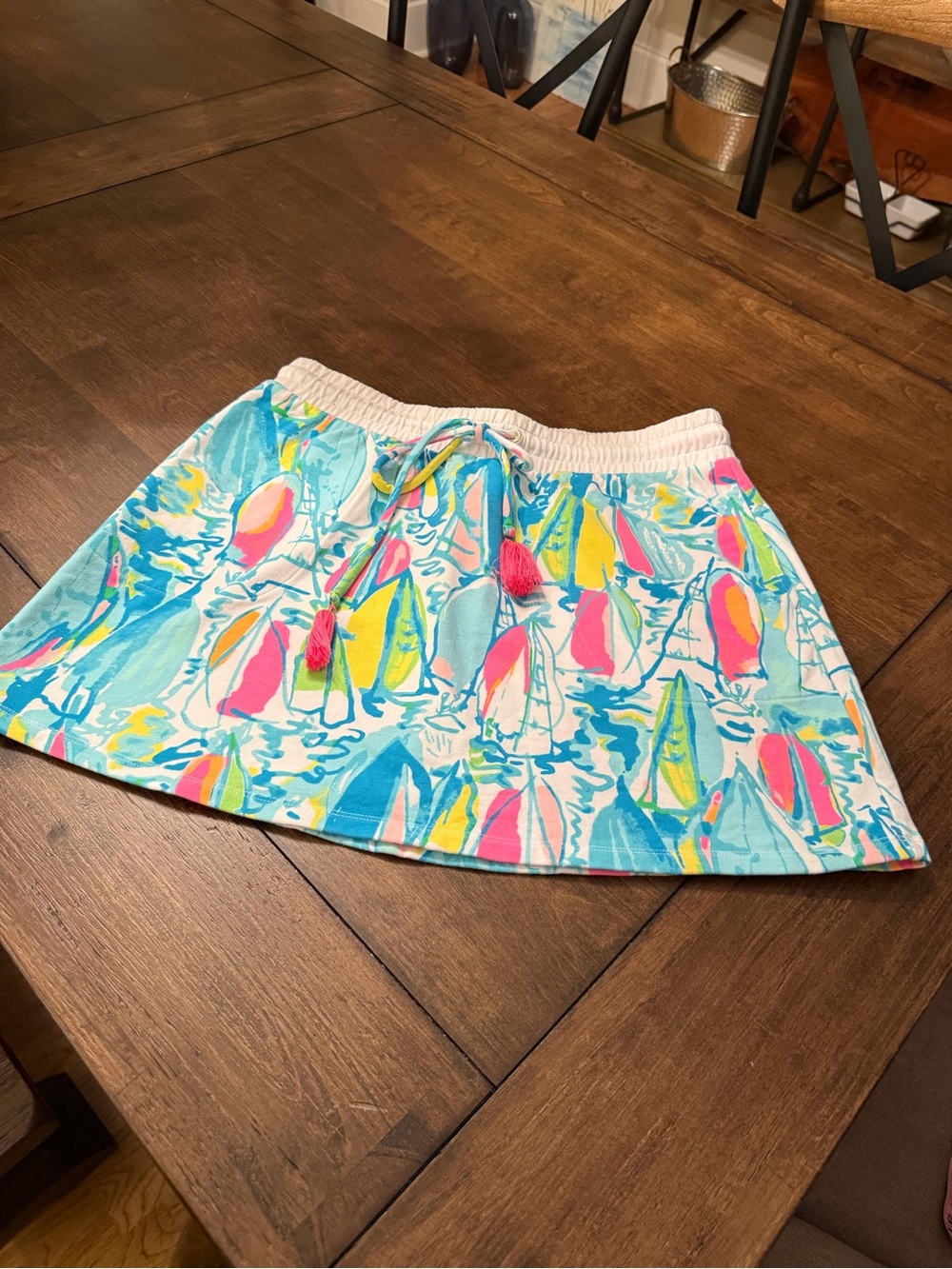 Lilly Pulitzer Sailboat Print Mini skirt